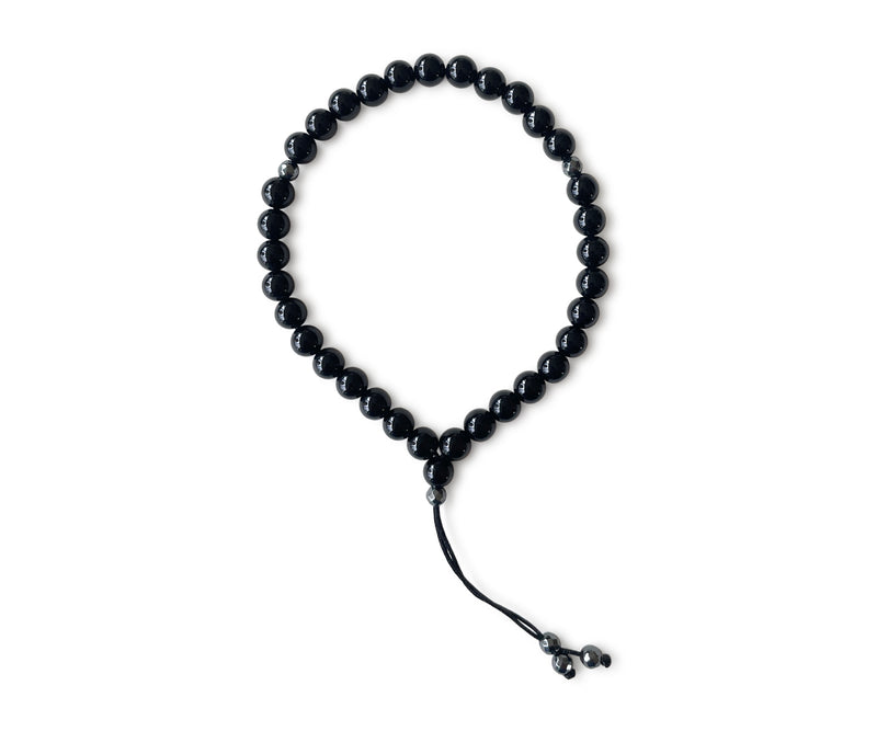 Onyx Sebha 33 Hand-Knitted Men's Bracelet