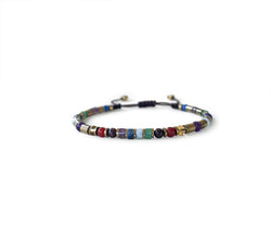 Chakra Aligner with Gold Hematie Hand-Knitted Anklet