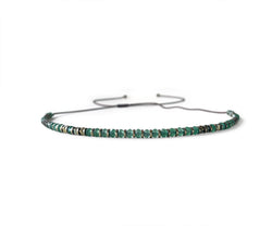 Green Jade Hand-Knitted Choker