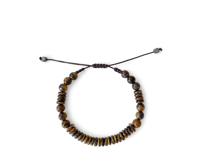 Tiger's Eye Ellipse Men's Hand-Knitted