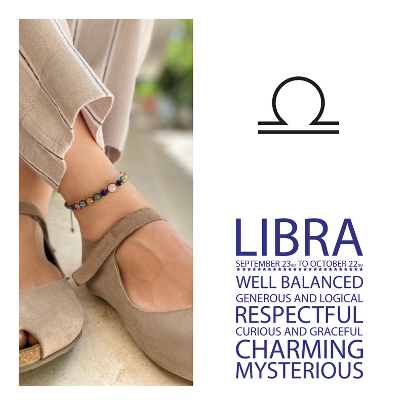 Libra Anklet - Cocosh