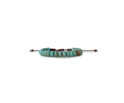 Howlite Nepali Hand-Knitted Bracelet - Cocosh