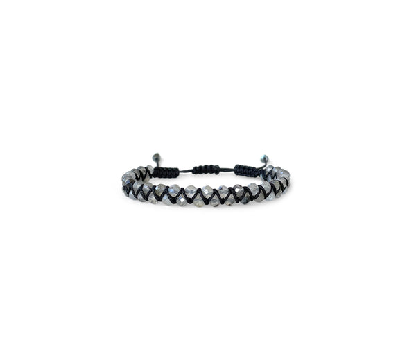 Labradorite Hand-Woven Bracelet