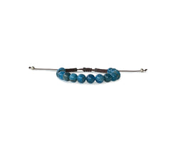 Apatite Men's Hand-Knitted Bracelet 8mm - Cocosh