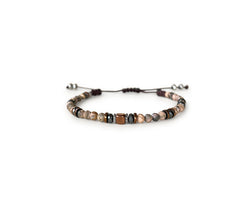 Sunstone Hand Knitted Bracelet
