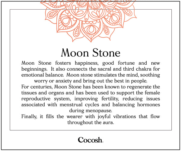 Rainbow Moonstone Woven Bracelet - Cocosh